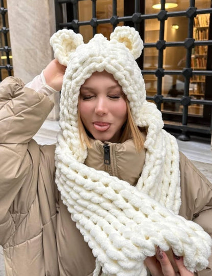 Yumuşacık Ayıcık Atkı