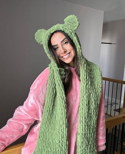 Yumuşacık Ayıcık Atkı